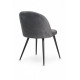 Chair with metal legs Vetro VT-M-12 corduroy color gray Chair with metal legs Vetro VT-M-12 corduroy color gray