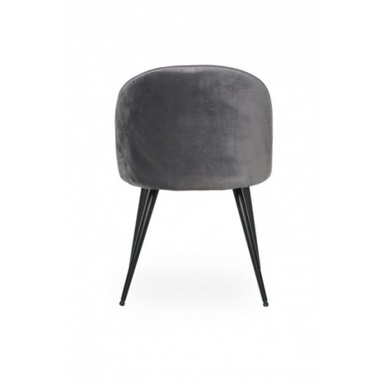 Chair with metal legs Vetro VT-M-12 corduroy color gray Chair with metal legs Vetro VT-M-12 corduroy color gray