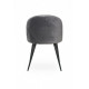 Chair with metal legs Vetro VT-M-12 corduroy color gray Chair with metal legs Vetro VT-M-12 corduroy color gray
