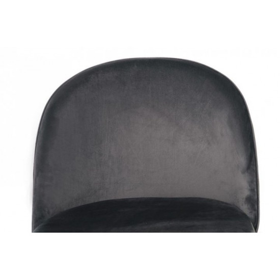 Chair with metal legs Vetro VT-M-12 corduroy color gray Chair with metal legs Vetro VT-M-12 corduroy color gray
