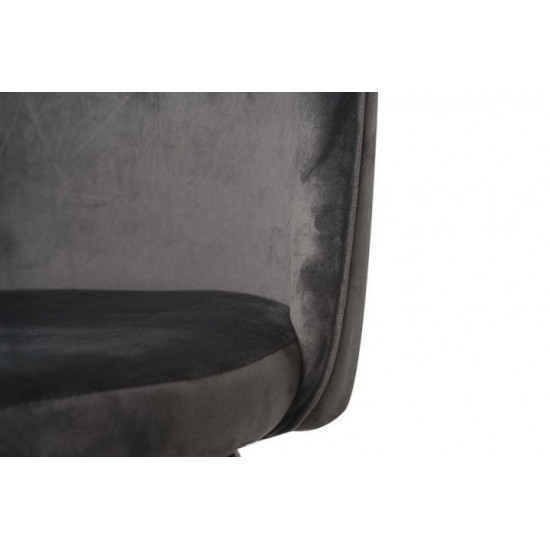 Chair with metal legs Vetro VT-M-12 corduroy color gray Chair with metal legs Vetro VT-M-12 corduroy color gray
