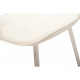 Chair with metal legs Vetro VT-M-01-3 artificial leather color white Chair with metal legs Vetro VT-M-01-3 artificial leather color white