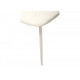 Chair with metal legs Vetro VT-M-01-3 artificial leather color white Chair with metal legs Vetro VT-M-01-3 artificial leather color white