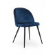 Chair with metal legs Vetro VT-M-12 corduroy sapphire color Chair with metal legs Vetro VT-M-12 corduroy sapphire color