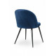 Chair with metal legs Vetro VT-M-12 corduroy sapphire color Chair with metal legs Vetro VT-M-12 corduroy sapphire color