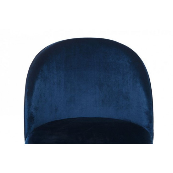 Chair with metal legs Vetro VT-M-12 corduroy sapphire color Chair with metal legs Vetro VT-M-12 corduroy sapphire color