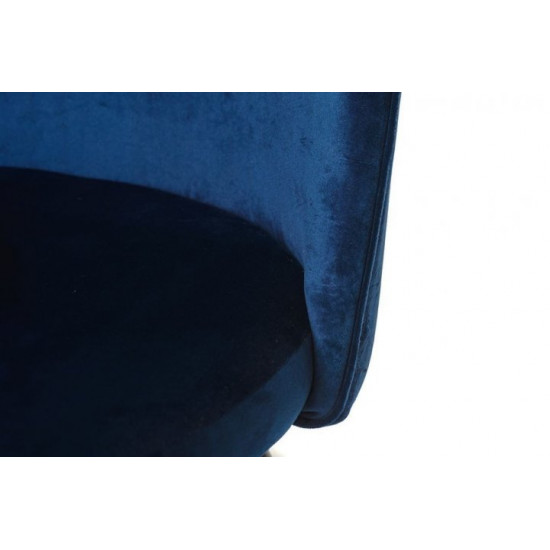Chair with metal legs Vetro VT-M-12 corduroy sapphire color Chair with metal legs Vetro VT-M-12 corduroy sapphire color