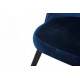 Chair with metal legs Vetro VT-M-12 corduroy sapphire color Chair with metal legs Vetro VT-M-12 corduroy sapphire color