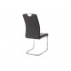Chair with metal leg Vetro VT-S-110 artificial leather color gray Chair with metal leg Vetro VT-S-110 artificial leather color gray