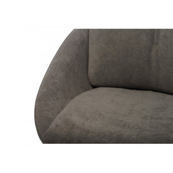 Chair Vetro VT-R-65 swivel flock color gray Chair Vetro VT-R-65 swivel flock color gray