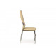 Chair with chrome legs Vetro VT-N-20-8 artificial leather, milky color Chair with chrome legs Vetro VT-N-20-8 artificial leather, milky color