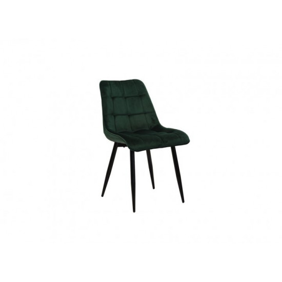 Chair with metal legs Vetro VT-N-46 corduroy, emerald color Chair with metal legs Vetro VT-N-46 corduroy, emerald color