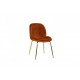 Chair with metal legs Vetro VT-M-32-3 corduroy copper color Chair with metal legs Vetro VT-M-32-3 corduroy copper color
