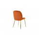 Chair with metal legs Vetro VT-M-32-3 corduroy copper color Chair with metal legs Vetro VT-M-32-3 corduroy copper color