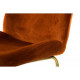 Chair with metal legs Vetro VT-M-32-3 corduroy copper color Chair with metal legs Vetro VT-M-32-3 corduroy copper color