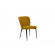 Chair with metal legs Vetro VT-M-44 matte corduroy mustard color Chair with metal legs Vetro VT-M-44 matte corduroy mustard color