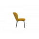 Chair with metal legs Vetro VT-M-44 matte corduroy mustard color Chair with metal legs Vetro VT-M-44 matte corduroy mustard color