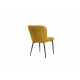 Chair with metal legs Vetro VT-M-44 matte corduroy mustard color Chair with metal legs Vetro VT-M-44 matte corduroy mustard color