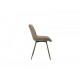 Chair with metal legs Vetro VT-N-45 artificial leather cappuccino color Chair with metal legs Vetro VT-N-45 artificial leather cappuccino color