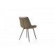 Chair with metal legs Vetro VT-N-45 artificial leather cappuccino color Chair with metal legs Vetro VT-N-45 artificial leather cappuccino color