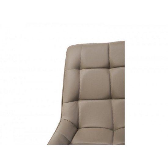 Chair with metal legs Vetro VT-N-45 artificial leather cappuccino color Chair with metal legs Vetro VT-N-45 artificial leather cappuccino color