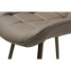 Chair with metal legs Vetro VT-N-45 artificial leather cappuccino color Chair with metal legs Vetro VT-N-45 artificial leather cappuccino color