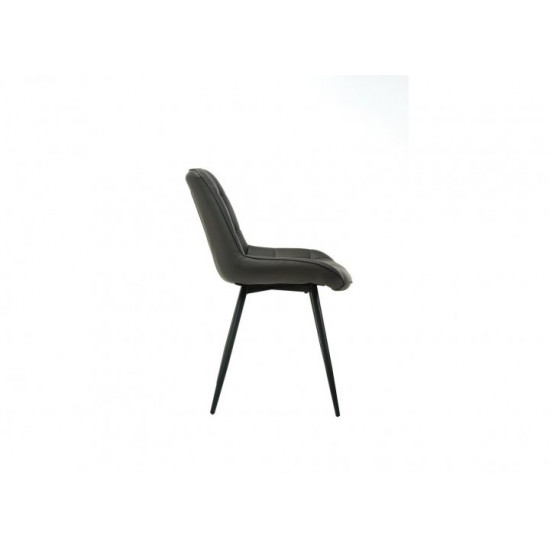 Chair with metal legs Vetro VT-N-45 artificial leather color gray Chair with metal legs Vetro VT-N-45 artificial leather color gray