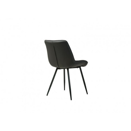 Chair with metal legs Vetro VT-N-45 artificial leather color gray Chair with metal legs Vetro VT-N-45 artificial leather color gray