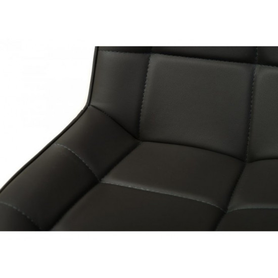 Chair with metal legs Vetro VT-N-45 artificial leather color gray Chair with metal legs Vetro VT-N-45 artificial leather color gray