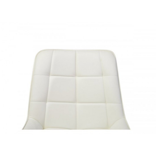 Chair with metal legs Vetro VT-N-45 artificial leather, white Chair with metal legs Vetro VT-N-45 artificial leather, white