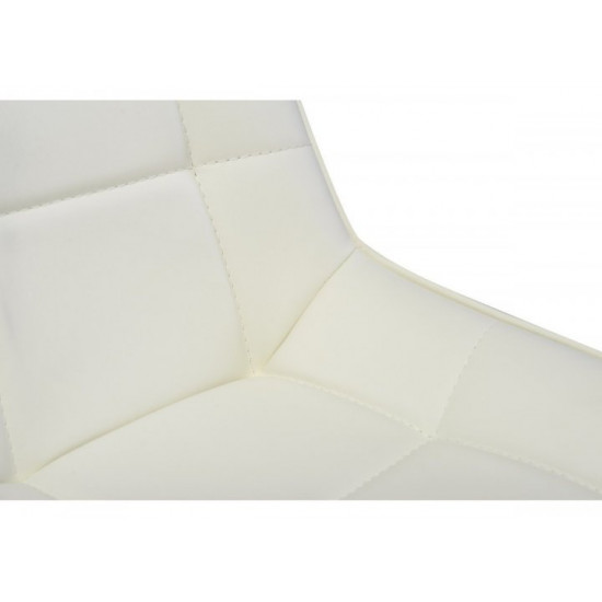 Chair with metal legs Vetro VT-N-45 artificial leather, white Chair with metal legs Vetro VT-N-45 artificial leather, white