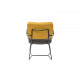 Chair with metal legs Vetro VT-M-80 fabric color mustard + gray Chair with metal legs Vetro VT-M-80 fabric color mustard + gray