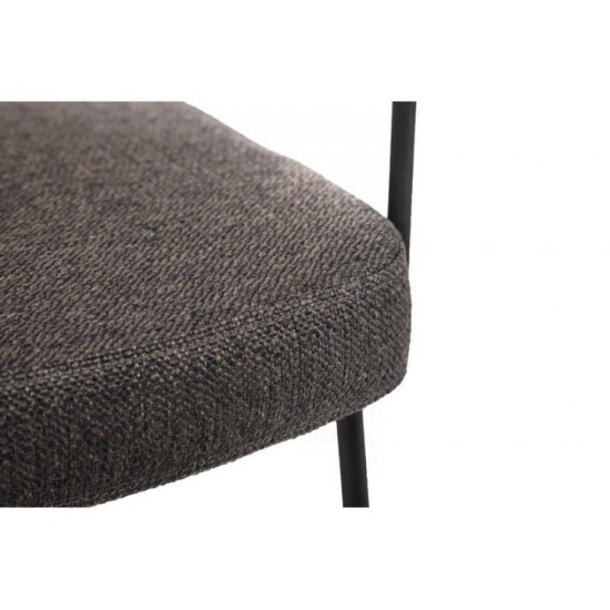 Chair with metal legs Vetro VT-M-80 fabric color mustard + gray Chair with metal legs Vetro VT-M-80 fabric color mustard + gray