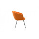 Chair with metal legs Vetro VT-M-60 matte corduroy copper color Chair with metal legs Vetro VT-M-60 matte corduroy copper color