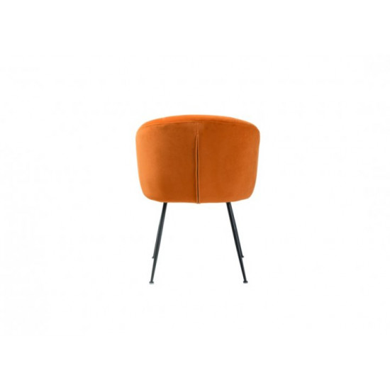Chair with metal legs Vetro VT-M-60 matte corduroy copper color Chair with metal legs Vetro VT-M-60 matte corduroy copper color