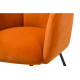 Chair with metal legs Vetro VT-M-60 matte corduroy copper color Chair with metal legs Vetro VT-M-60 matte corduroy copper color