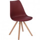Stylish soft comfortable chair made of hard wood up to 120 kg. Germany. Red. TR88 Stylish soft comfortable chair made of hard wood up to 120 kg. Germany. Red. TR88