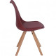 Stylish soft comfortable chair made of hard wood up to 120 kg. Germany. Red. TR88 Stylish soft comfortable chair made of hard wood up to 120 kg. Germany. Red. TR88