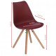 Stylish soft comfortable chair made of hard wood up to 120 kg. Germany. Red. TR88 Stylish soft comfortable chair made of hard wood up to 120 kg. Germany. Red. TR88
