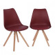 Stylish soft comfortable chair made of hard wood up to 120 kg. Germany. Red. TR88 Stylish soft comfortable chair made of hard wood up to 120 kg. Germany. Red. TR88