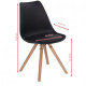 Stylish soft comfortable chair made of hard wood up to 120 kg. Germany. Black. TR88 Stylish soft comfortable chair made of hard wood up to 120 kg. Germany. Black. TR88