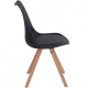 Stylish soft comfortable chair made of hard wood up to 120 kg. Germany. Black. TR88 Stylish soft comfortable chair made of hard wood up to 120 kg. Germany. Black. TR88