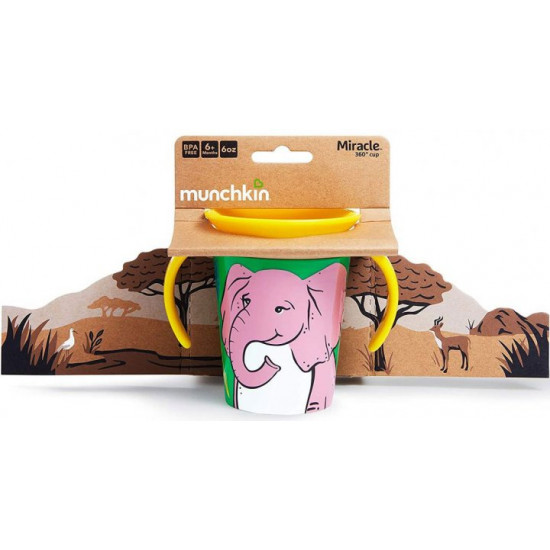 Чашка-непроливайка Munchkin Miracle 360 ° Trainer cup Слон 177 мл (05177201.01) Чашка-непроливайка Munchkin Miracle 360 ° Trainer cup Слон 177 мл (05177201.01)