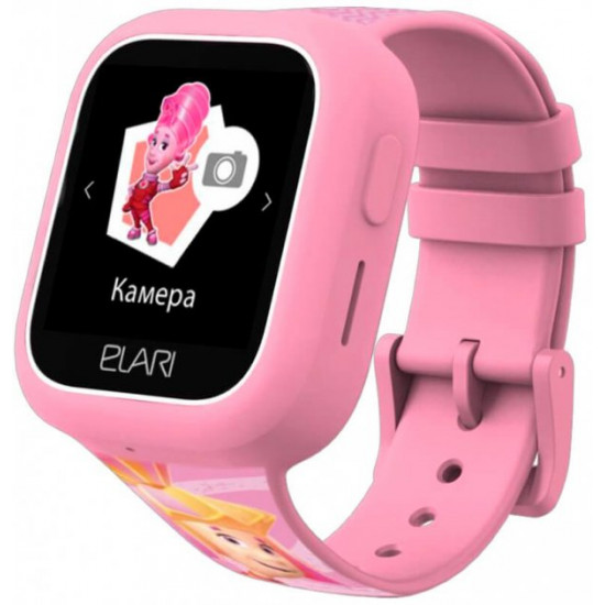 Дитячий телефон-годинник з GPS трекером Elari FixiTime Lite Pink (ELFITL-PNK) Дитячий телефон-годинник з GPS трекером Elari FixiTime Lite Pink (ELFITL-PNK)