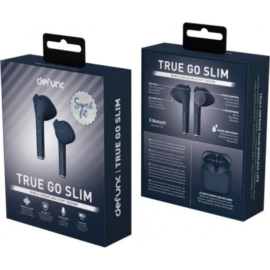 Наушники Defunc True Go Slim TWS Blue (D4214) Наушники Defunc True Go Slim TWS Blue (D4214)