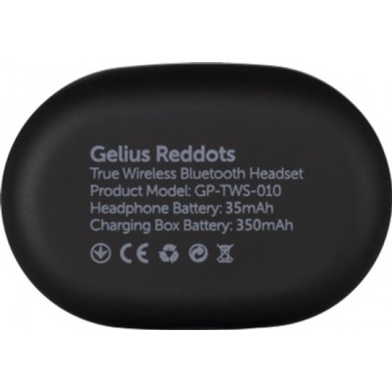Навушники Gelius Pro Reddots TWS Earbuds GP-TWS010 Black (2099900822971) Навушники Gelius Pro Reddots TWS Earbuds GP-TWS010 Black (2099900822971)