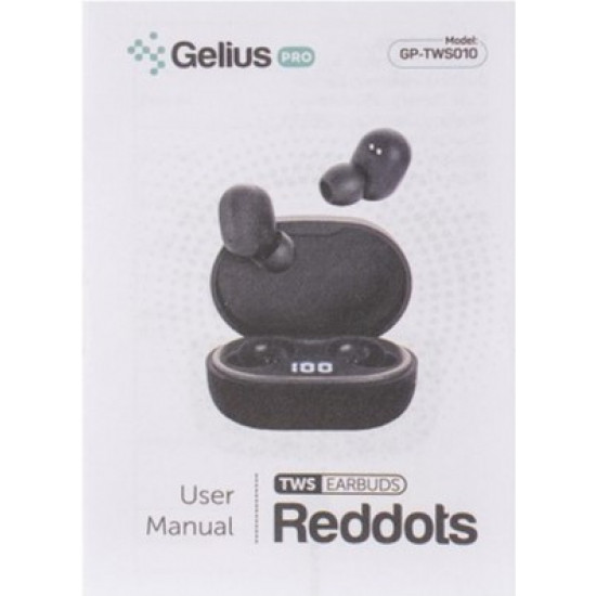 Навушники Gelius Pro Reddots TWS Earbuds GP-TWS010 Black (2099900822971) Навушники Gelius Pro Reddots TWS Earbuds GP-TWS010 Black (2099900822971)