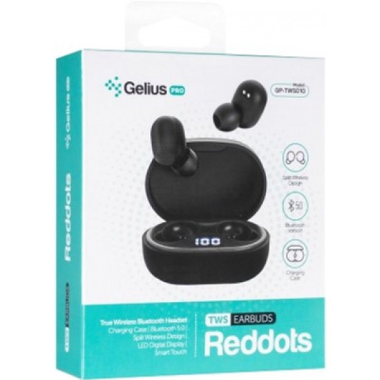 Навушники Gelius Pro Reddots TWS Earbuds GP-TWS010 Black (2099900822971) Навушники Gelius Pro Reddots TWS Earbuds GP-TWS010 Black (2099900822971)