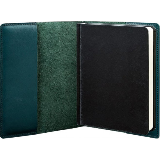 Leather notebook cover BlankNote 6.0 mini BN-SB-6-min-malachite Green Leather notebook cover BlankNote 6.0 mini BN-SB-6-min-malachite Green