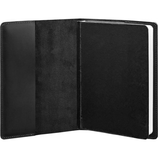 Leather notebook cover BlankNote 6.0 Krast BN-SB-6-st-g Black Leather notebook cover BlankNote 6.0 Krast BN-SB-6-st-g Black